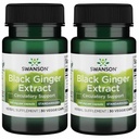Swanson Black Ginger Extract - Promes Healleal Blood Circulation and Fisik Vigor - May Aid Heart Health, Muscle Tease, and Mental Wellsing - (30 Veggie Capsules, 100mg Everyone) (2 Pack)