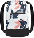 Flex Cinch Drawstring Gym Bag for Women with Graphic Designs 126; Durable Lighlable Gym Cags 124; Great for Gym Bag, Traveling, and Overnight 124; Navy / Coral - Guava Leaves