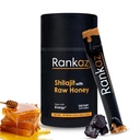 Rankaz Natural Shilajit Honey Sticks Organik - 30 Sticks, Shilajit Honey Fulvic Acid dan Trace Minemency