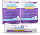 Cicatricure Triple Antibiotic Oquite with Pain Relief, Bacitrasin Antibiotic Oquis & Cream for Wound Care, Healing Opering for Cuts, Burns, Insect Bite, First Aid Supplies Estiles, 1 oz