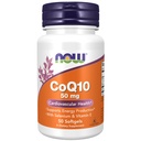 Suplemen Sekarang Foods, CoQ10 50 mg, Farmasi Tingkat, All- Trans Form yang diproduksi oleh Fermentasi, 50 Softgels