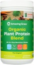 Amazing Grass Organic Plant Protein Blend: Vegan Protein Powder, New Protein Superfood Formula, All- Inone Nutition Shake with Beet Root, Original, 22 Servings