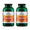 Swanson Niasin (B3) Dukungan Kesehatan Cardio Carbohydrate Metabolisme 500 Miligram 250 Capsules (2 Pack)