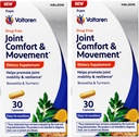 Voltaren Joint Comfort & Movement, Dietary Supplement, Easy to Swallow, 30 Count (Paket 2)