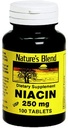 Nature 's Blend Niacin 250 mg 250 mg 100 Tab