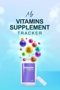 Saya Tracker Tambahan Vitamin: Log Weekly Suplemen dan Intake Vitamin, Logbook