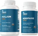 Dr. Tobias Menopause Relief and Psyllium Daily - Support Hormonal Saldo and Digetical Health, Non- GMO