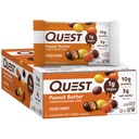 Kantin Bernutrition Quest, Peanut Butter, 1g Sugar, 10g Protein, 4g Net Carbs, Gluten Free, Keto Friendly, 12 Count