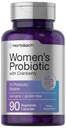 Horbäach Probiotic for Women with Cranberry 126; 90 Vegetarian Capsules 124; Dietary Suplemen dengan 14 Strains Probiotic 124; Non-GMO, Gluten Free Suplemen