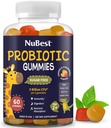 NuBest Daily Probiotic Gummies for Kids & Teens dengan 5 Milyar CFUs 124; Menyediakan Imune, Gut, dan Digetical Health 124; Tanpa Ditambahkan Gula 124; Yummy Strawberry & Orange Flavors 124; 60 Premium Vegan Gummim