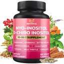 BMVINVOL Inositol Suplemen - Myo- Inositol dan D- Chiro Inositol aku menangani 40: 1 Rasio - ditambah Berberin, Cinnamon, Ashwagandha + 5 Lebih - 60 Kapsul