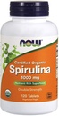 Sekarang Foods - Tersertifikat Organik, Spirulina, 1000 mg, 120 tablet
