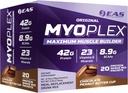 EAS, Myoplex Maximum Muscle Builder, Meal Replacement Protein Mix 124; Quality Protein Blast 124; 42g Protein, 20 Individual Packet (Chocolate Peanut Butter Cup)