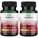 Swanson CoQ10 - Membantu Perlindungan Kesehatan Jantung, Dukungan Energi, & Aids Overall Cardiovascular System Kesehatan - Membantu Mempertahankan Suplemen Koenzim Q10 - (30 Softgel, 400mg Masing-masing) (2 Pack)