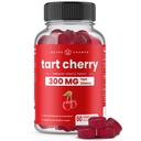 NutraChamps Tact Cherry Gummies - 3000mg Taart Cherry Extract with Celery Section - Uric Acid Cleanse Suplemen - Antioksidant, Comfort Gabungan, Fleksibilitas, Immune Health, Tidur - 60 Vegan Gummies