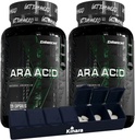 Enhanced Athlete - Arachidonic Acid Suplement - Muscle and Strength Suplement for Increated Muscle Mass & Improved for Men & Women (120 Capsules) - 2 Pack with Kinara Pill Organizer