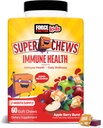 Anak-anak Force FacTOR Anti Kesehatan Super Chews, Anak-anak Pendukung Tanpa Batas Dukungan dengan Vitamin D untuk Anak-anak, Elderberry, Vitamin C, & Zinc, Persediaan 2 Bulan, Non- GMO, Apple Berry Flavor, 60 Soft Chews