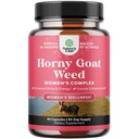 Horny Goat Weed for Women - Herbal Suplemen Hornygoatweed Women Complex for Hormone Saldo Mood Dukungan & Overall Women Wellness - Maca Root & Tribulus Terrestris Pasokan Perempuan - 90 Count