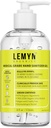 Medical Hand Sanitizer Gel - 97% Organic 124; 70% USP Ethyl Alkohol 124; Moisturizing Aloe + Hyaluronic Acid 124; Fredly Made in USA 124; 8oz Bottle with Pompa