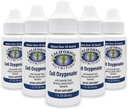 Sel Oxygenator 1 Fl Oz Bottle (Paket 5), Limid Konsentrat Sel Oksigen Drops Air harian Nutration Diet Supplemen, Dukung Imune System, untuk Atlet Olahraga Penggunaan Harian