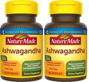 Nature Made Ashwagandha Capsules 125mg for Stress Supply 60 Hari (Paket 2)