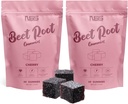 Bit Root Gummies with Cherry Flavor, Beet Chewables with added Grape Seed Extract - Natural Color & Flavor - Beetroot Chews for Workout, Health and Wellness Gummies (120ct)