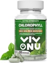 Chlorofil Capsules 800 mg - Natural Chlorophyll Capsules for Women & Men - Safe and Quality Chlorofil untuk Energi, Imunitas, Skin Dukung + Internal Deodoran (60 Capsules / 1 Botol)