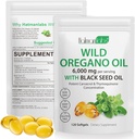 Oil of Oregano Capsules - lngregenations Oil Oregano Softgeels - 2 in 1 6000mg Oil of Oregano with Black Eed Oil 200mg - High Carvacrol & Thymoquinone for Immune Support