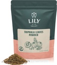 LILY OF THE VALLEY Triphala Powder - Mix of Amla, Haritaki & Bibhitaki - sourced from India - Herbal Adaptogen Superfood - Vegan & Gluten- Free - Packed in Resleable Pouch (4oz, 11G)