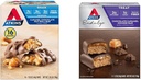 Atkins Caramel Chocolate Nut Snack Bar, Protin Snack, High in Fiber, 2g Sugar, 16 Count & Endulge Chocolate Mousse Bar, Dessert Favorit, 1g Sugar, High in Fiber, 5 Count