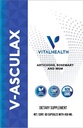 Vital Health V- Asculax Circulation Support - Heart Health, Blood Flow, Fluid Retention & Artery Circulation - Natural Herbal Formula dengan Witch Hazel, Rue, Artichoke, Rosemary, MSM & Horse