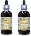 Vitex (Vitex Agnus- Castus) Tancture, Organik Diried Berry Ekstrak (Nama Merek: HerbalTerra, Proughtly Made in USA) 2x4 f.oz (2x120 ml)