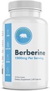 Suplemen Berberine 1200mg - 60 Vegan Capsules - Gluten Free, Non- GMO, Dairy Free - 30 Day Suppply