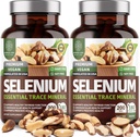 2-Pack N1N Premium Pure Selenium [Max Absorpsi, 200MCG] untuk mendukung Imunitas, Jantung dan Prostate Kesehatan, 360 Veg Caps