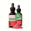 Live Conscious Vegan B12 Sublingual Liquid Drops: 124; Methycobalamin Max B12 5000mcg Formula 14la; Vegan B 12 Vitamin Dukung Energi 124; Provice Memory & Aid Ammune System 144; 60 Serving