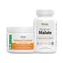 Jigsaw Health Bundle 124; Adrenal Cocktail, 60 Servings (Jar), dan MagPure Malate, 120 Capsules