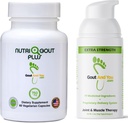 NutriGout Plus Acidment Uric dan Extra Strength Relief Topical Cream