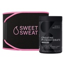 Sports Research Creatine Monohydrate and Sweet Sweat Waist Thrimmer - Black / Pink (Large)