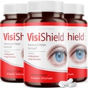 (3 Pack) Visishield Advanced Vision Formula untuk Tambahan Mata Pil Vitamin (180 Kapsul)