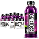 Protin2o 15g Whey Protein Isolat Air Terpasang, Ready To Drink, Sugar Free, Gluten Free, Laktose Free, Hartose Grape, 16,9 oz Bottle (Paket 12)