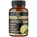 Premium Garcinia Cambogia Capsules with Green Tea, Arjuna, Garlic, Turmeric, Black Pepper