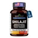 SANDHUHERBALIS Shilajit Capsules for Men & Women 124; Pure Himalaya Blend with Ashwagandha 124; High Potency and Energy Supplemen 124; 2 Bulan Supply 124; untuk Extra Power and Stamina 124ha; Combo with Sea Moss