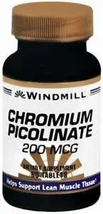 CHROMIM PICOLINATE TABLETS 200 MCG WINDMILL
