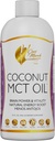 Coconut Maret N.M.D MCT Oil - Dukungan Terhubung, Metabolisme, Daya Otak Boost, Energi Alam dari Kelapa, Bebas dari Gluten, Dairy, Soy, Vegan & Keto- Friendly, 32 Fl Oz