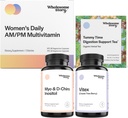 PMS Dukung Bundle 124; Myo- Inositol & D- Chiro Inositol Blend 30- Day Suply 124; Vitex Chasteberry Suplement for Women 120- Day Supply 124; Premium Multivitamin for Women 124; Morning Sickness Tea 15ct