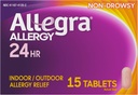 Allegra Dewasa 24HR Anti-Drowsy, 15 tablet, Allegra Dewasa Relief Symptom, 180 mg