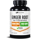 Healtfare Ginger Root Extract 4000mg 124; Supplemen 124; 200 Vegan Pills; Digetical Support lever 124; High Potency 12.4; Non-GMO, Gluten- Gratis 124; Dibuat di AS