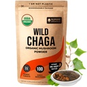 Popper Jamur Organik - Powder Fine untuk Membuat Teh Chaga untuk Pertahanan Ammune dan Energi Lebih, Organik Chaga adalah Wild Grown dan Dijamin Diberikan di Eropa, Sertifikasi USDA Organik, 100 porsi