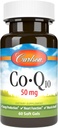 Carlson - Co-Q10, Co-Enzyme Q10, 50 mg, Produksi Energi & Fungsi Jantung, 60 Softgels