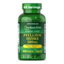 Puritan 's Pride Herbal Ease ® Psyllium Husks 500mg, Dieter Suplemen untuk Digetical, Colon, dan Heart Health Dukungan, Daily Fiber Kapsul, 2 Bulan Suply, 400 Rapid Rapid RAPSUles